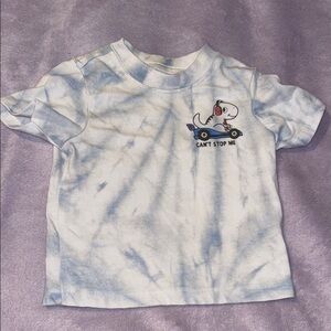 Garanimals Baby Tie Dye Can’t Stop Me Dinosaur Short Sleeve T-Shirt 3-6 Months